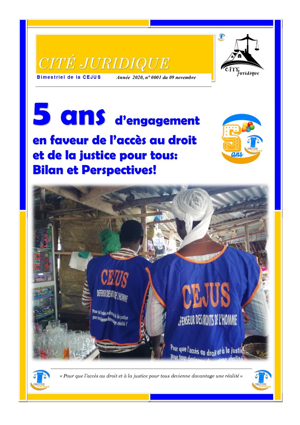 CITE JURIDIQUE N001 DU 09 NOVEMBRE 2000